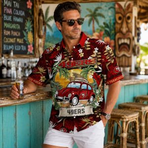 49ers Coastal Drive Hawaiian Shirt