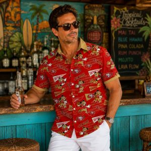 49ers Mickey Gameday Hawaiian Shirt