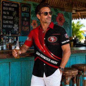 49ers Red Zone Aloha Shirt 1