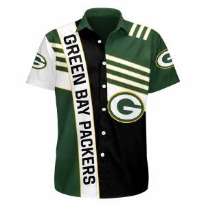 Abstract Art Green Bay Packers Hawaiian Shirt 1