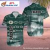 Aloha Spirit – Green Bay Packers Hawaiian Shirt With Floral Backdrop