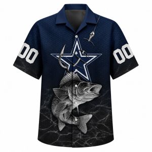 Anglers Dream Cowboys Hawaiian Shirt Custom Name 1