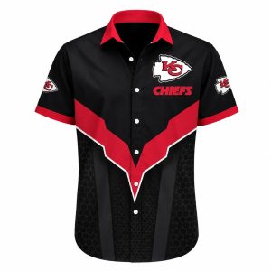 Arrowhead Nation Chiefs Silhouette Tropical Shirt 1
