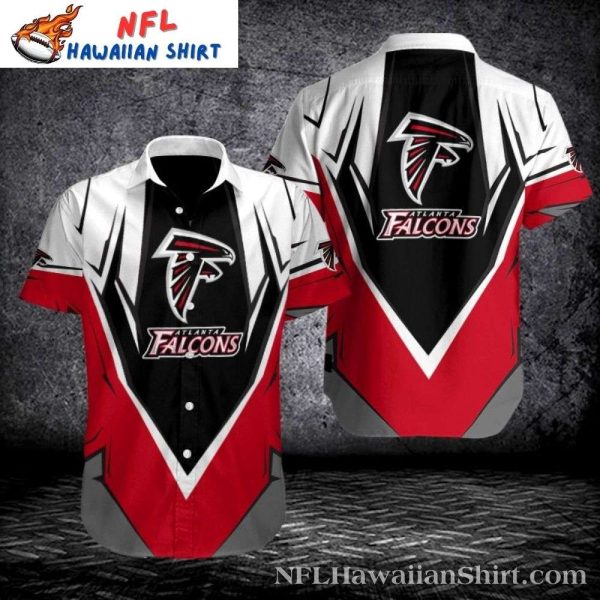 Atlanta Falcons Bold Angular Design Men’s Tropical NFL Shirt