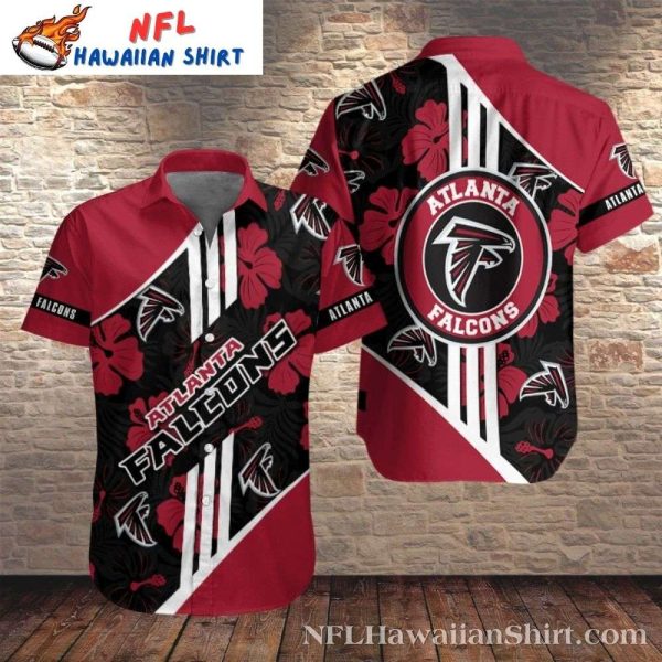 Atlanta Falcons Floral Touchdown NFL Hawaiian Shirt