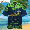 Grateful Dead Graphics Seattle Seahawks Tropical Personalized Hawaiian Shirt