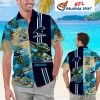 Baby Yoda Hibiscus NFL Carolina Panthers Hawaiian Shirt
