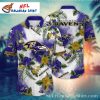 Baltimore Ravens Botanical Biker Aloha Shirt – Floral And Motorcycle Fusion