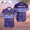 Baltimore Ravens Floral Freshness Hawaiian Shirt – Blossoming Team Pride