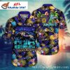 Baltimore Ravens Psychedelic Bear Hawaiian Shirt – Groovy Gridiron Spirit