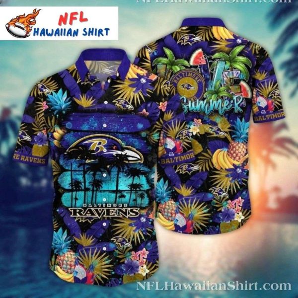 Baltimore Ravens Summer Vibes Aloha Shirt – Surf And Sun Fanwear