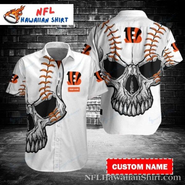 Bengals Bone-Crunching Defense Customizable Hawaiian Shirt – Gridiron Graphic Edition