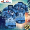 Blue Botanical Titan Pride – Tennessee Titans Hawaiian Shirt