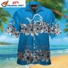 Blue Palms Detroit Lions Summer Vibes Hawaiian Shirt