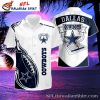 Bold Game Day Dallas Cowboys Custom Name Hawaiian Shirt