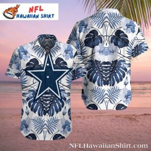 Botanical Night Sky Dallas Cowboys Tropical Hawaiian Shirt