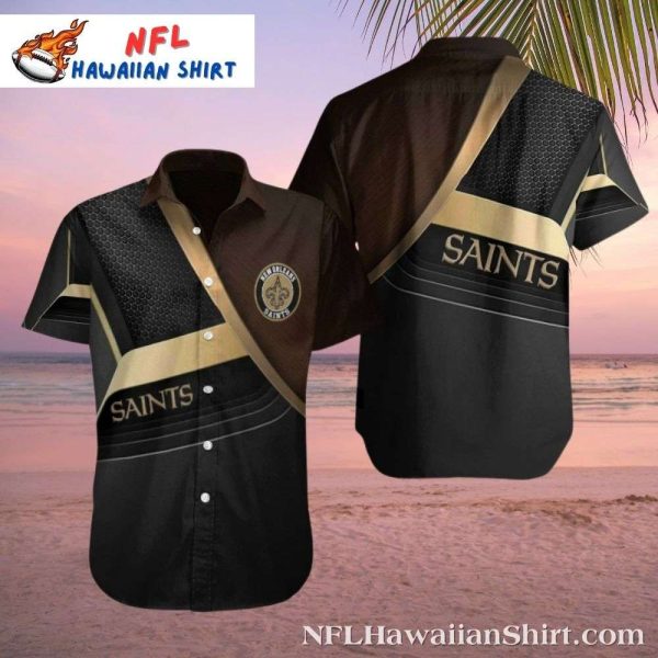 Brown And Black Verve – Saints Hawaiian Shirt Mens