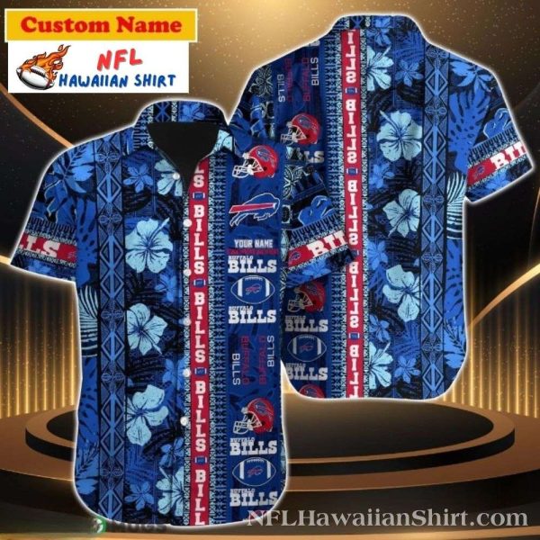 Buffalo Bills Blue Aloha Spirit Men’s Tropical Hawaiian Shirt