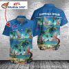 Buffalo Bills Bold Mascot Beach Shirt With Custom Name