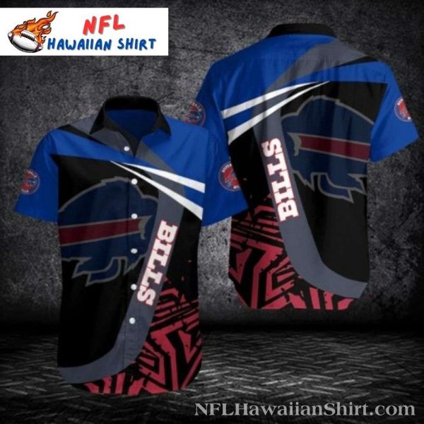 Buffalo Bills Bold Stripe Custom Hawaiian Shirt