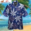 Bold Blossom NY Giants Tropical Shirt – New York Giants Floral Prowess Design