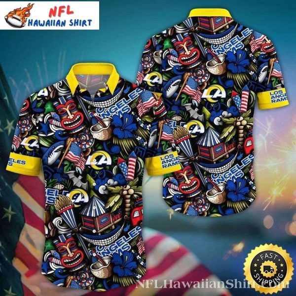 Carnival LA Rams Hawaiian Shirt – Festive Spirit Edition