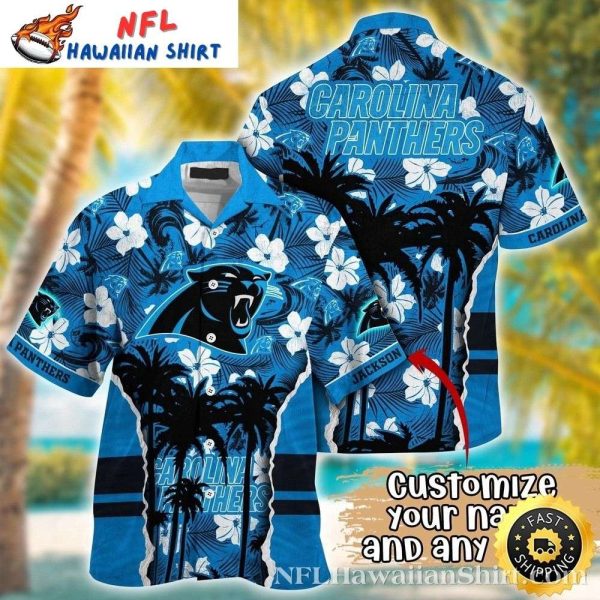 Carolina Blue Skies Panthers Hawaiian Shirt – NFL Tropical Bliss Button-Up