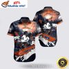 Cannabis Leaf Chicago Bears Hawaiian Shirt – Men’s Rustic Orange Relaxation