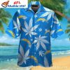 Chargers Cresting Wave – Personalized Name Tropical Hawaiian Shirt