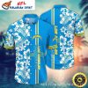 Chargers Tropical Oasis – Personalized Blue Sky Hawaiian Shirt