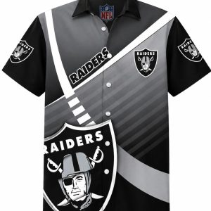 Checkered Champs Raiders Team Spirit Hawaiian Shirt 1