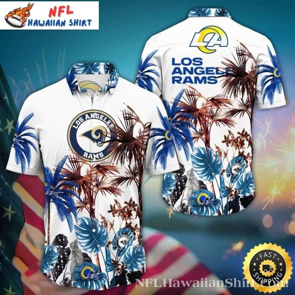 Chill LA Rams Hawaiian Shirt – Coconut Breeze Edition