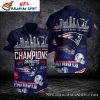 Championship Legacy Split Design New England Patriots Hawaiian Shirt