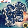 Colts Game Day – NFL Shield And Custom Name Striped Hawaiian Shirt
