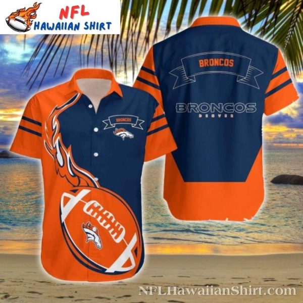 Classic Bronco Spirit Broncos Hawaiian Shirt With Bold Football Graphics