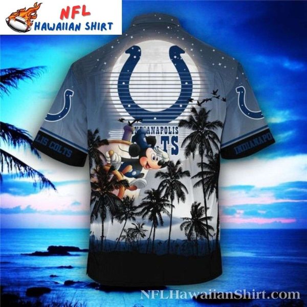 Classic Cartoon Icon – Indianapolis Colts Mickey Themed Hawaiian Shirt
