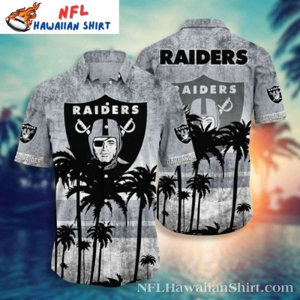Classic Fade Las Vegas Raiders Men’s Hawaiian Shirt
