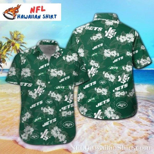 Classic Floral Emblem New York Jets Hawaiian Shirt – NY Jets Aloha Shirt