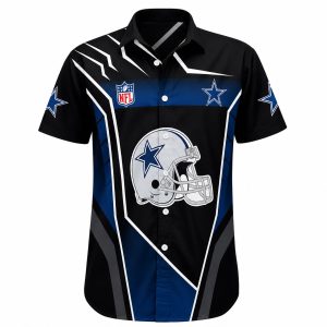 Classic Helmet Cowboys NFL Hawaiian Shirt 1