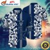 Floral Touchdown NY Giants Customizable Hawaiian Shirt