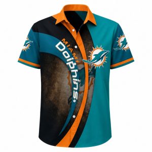 Classic Miami Dolphins Hawaiian Shirt Jersey Design 1
