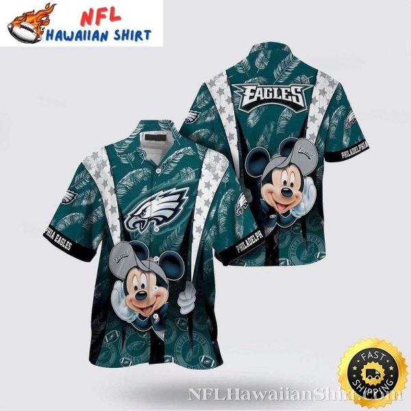 Classic Minnie Cheer Philadelphia Eagles Aloha Shirt