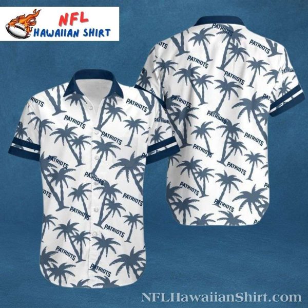 Classic Patriots Palms Hawaiian Shirt – Casual Team Spirit