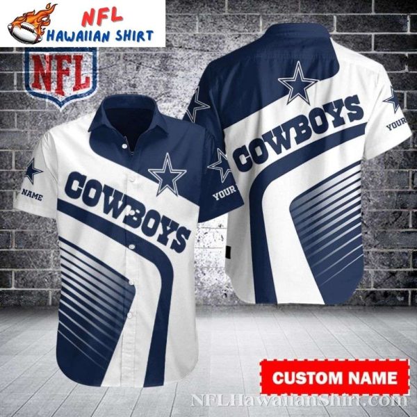 Classic Sideline Dallas Cowboys Hawaiian Shirt Striped Elegance Edition