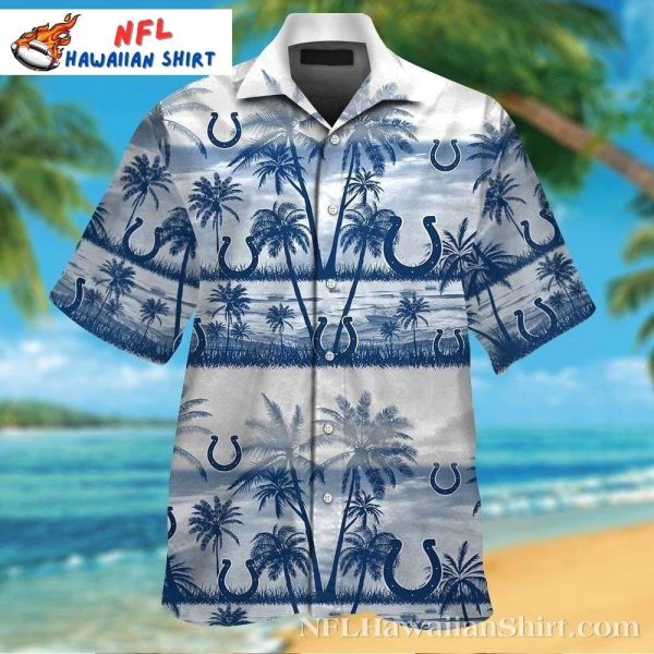 Colts Oasis Palms – Relaxing Indianapolis Hawaiian Shirt