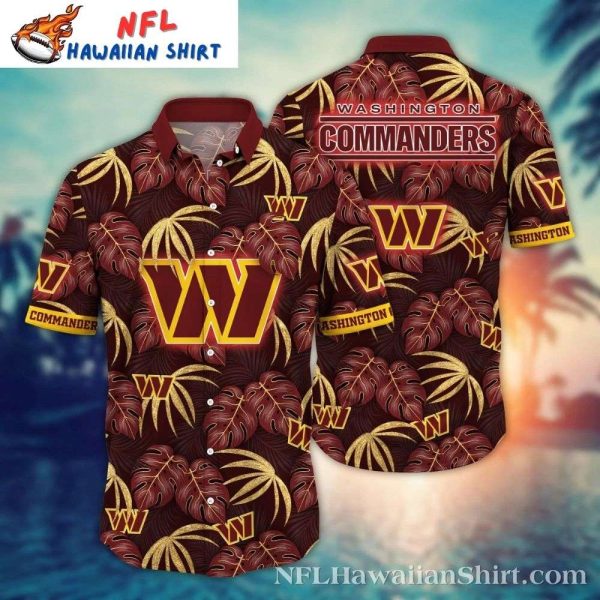 Commanders Palm Night – Tropical Evening Hawaiian Shirt