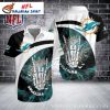 Coral Reef Rally – Miami Dolphins Hawaiian Shirt With Floral Accents – Fan’s Tropic Edition