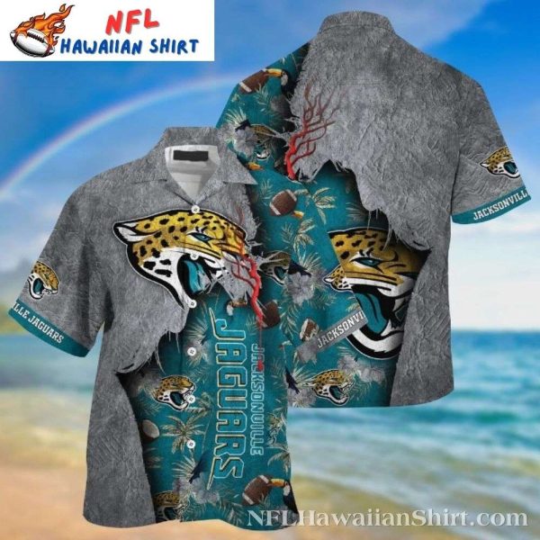 Coral Reef Escape Jacksonville Jaguars Hawaiian Jaguars Shirt