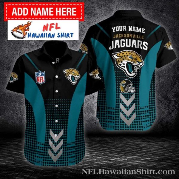 Customizable Gridiron Spirit – Jacksonville Jaguars Hawaiian Shirt