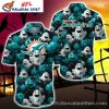 Coral Reef Rally – Miami Dolphins Hawaiian Shirt With Floral Accents – Fan’s Tropic Edition